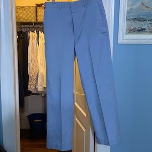 Sky Blue Pleated Pants
